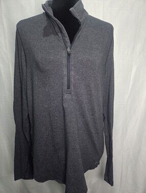 Under Armour Women's Charcoal Zip-Up Long Sleeve Pullover
